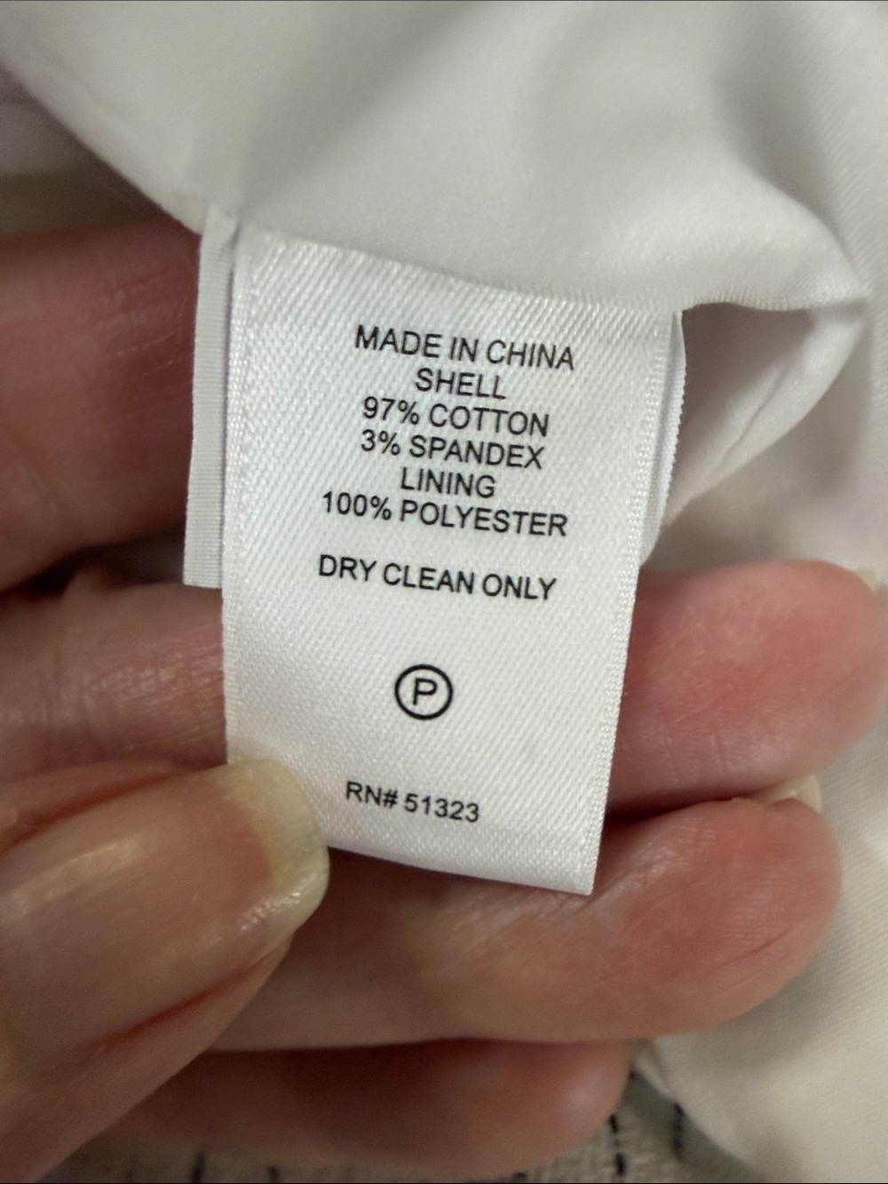 1. State Windowpane One Button Blazer Jacket - Picture 6 of 6